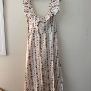 Reformation Floral Sleeveless Dress